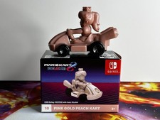 McDonald s 2024 Nintendo Switch Mario Kart 8 Deluxe Princess Peach Pink Gold Toy