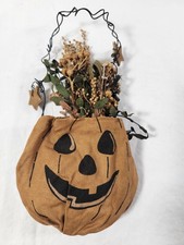 Primitive Folk Art Halloween Grungy Jack O La...