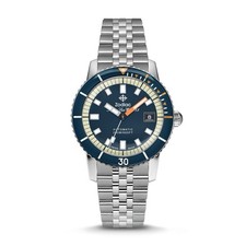 Zodiac Super Sea Wolf Automatic ZO9266 200m Compression Diver Watch Navy Dial