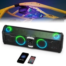 Midnight 90 UTV Audio System Sound Bar Speakers w/FM Radio BT5.3 800W for X3 RZR