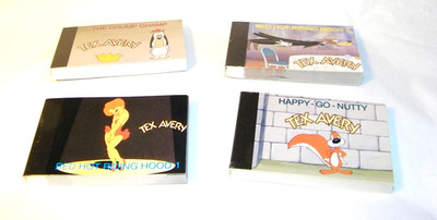 Demons & Merveilles  Tex Avery Lot of 4 RARE HTF Flip Books Red Hot Riding Hood
