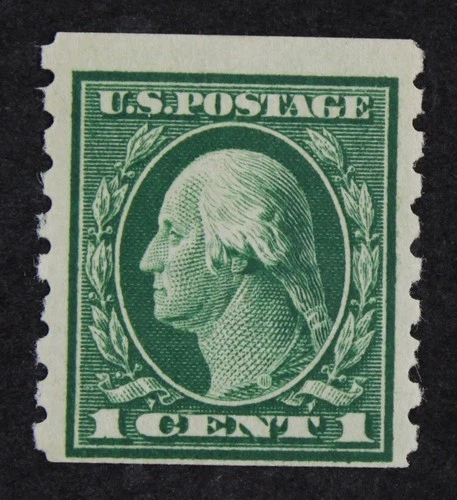 CKStamps: US Stamps Collection Scott#412 1c Washington Mint H OG 24 1/2mm