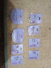 Bulk Lot Of 8 Claire's Jewelry Earrings. MSRP 82 NWT