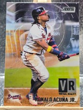 RONALD ACUNA JR. 2021 Topps Stadium Club #VR-7 VIRTUAL REALITY INSERT Braves 