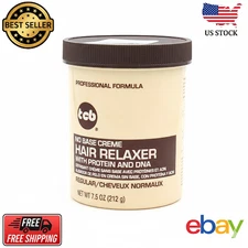 TCB Hair Relaxer Creme No Base Regular 7.5oz  Professional Salon Formula