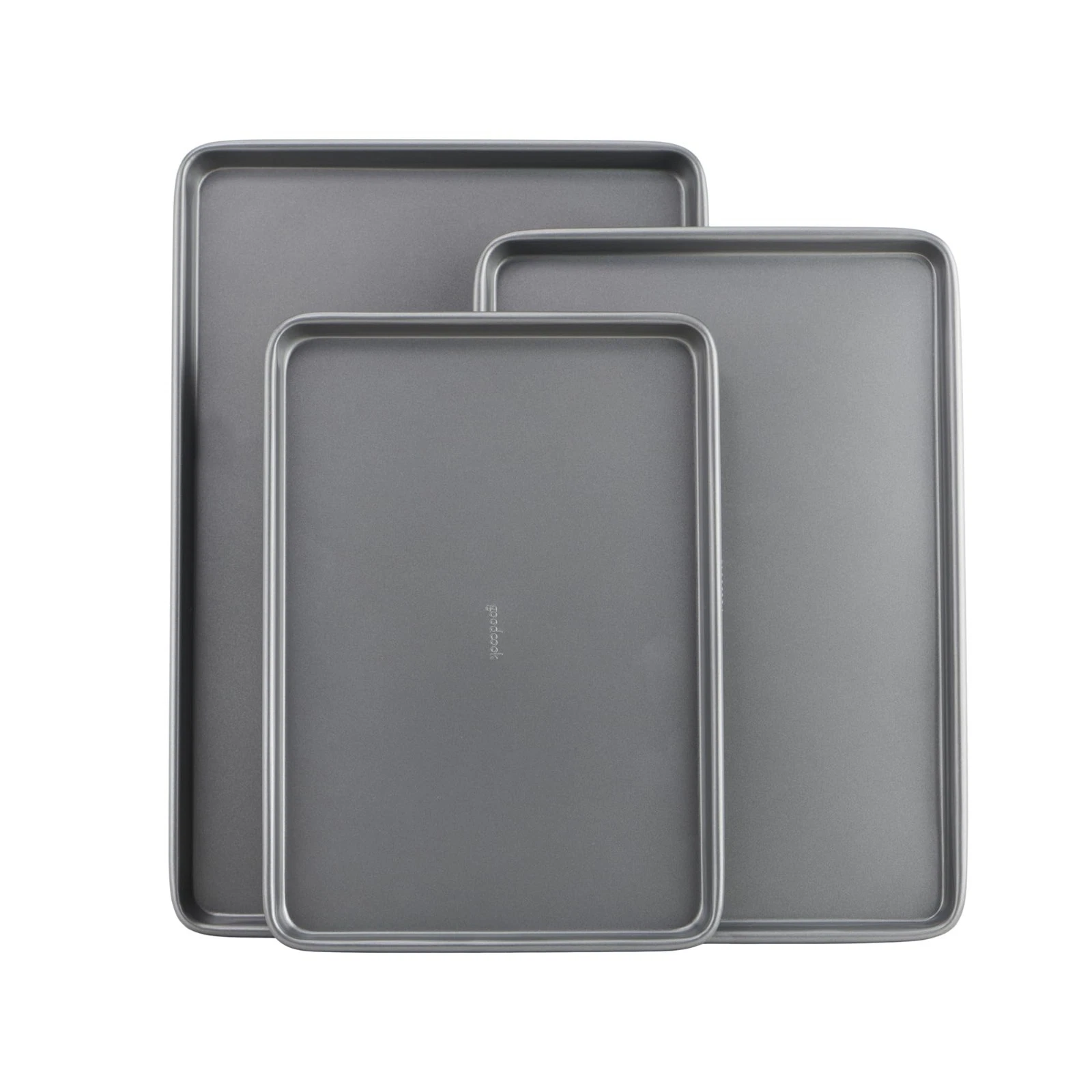 GoodCook Everyday Nonstick Baking Sheet Set - Carbon Steel Bakeware 3 Pack