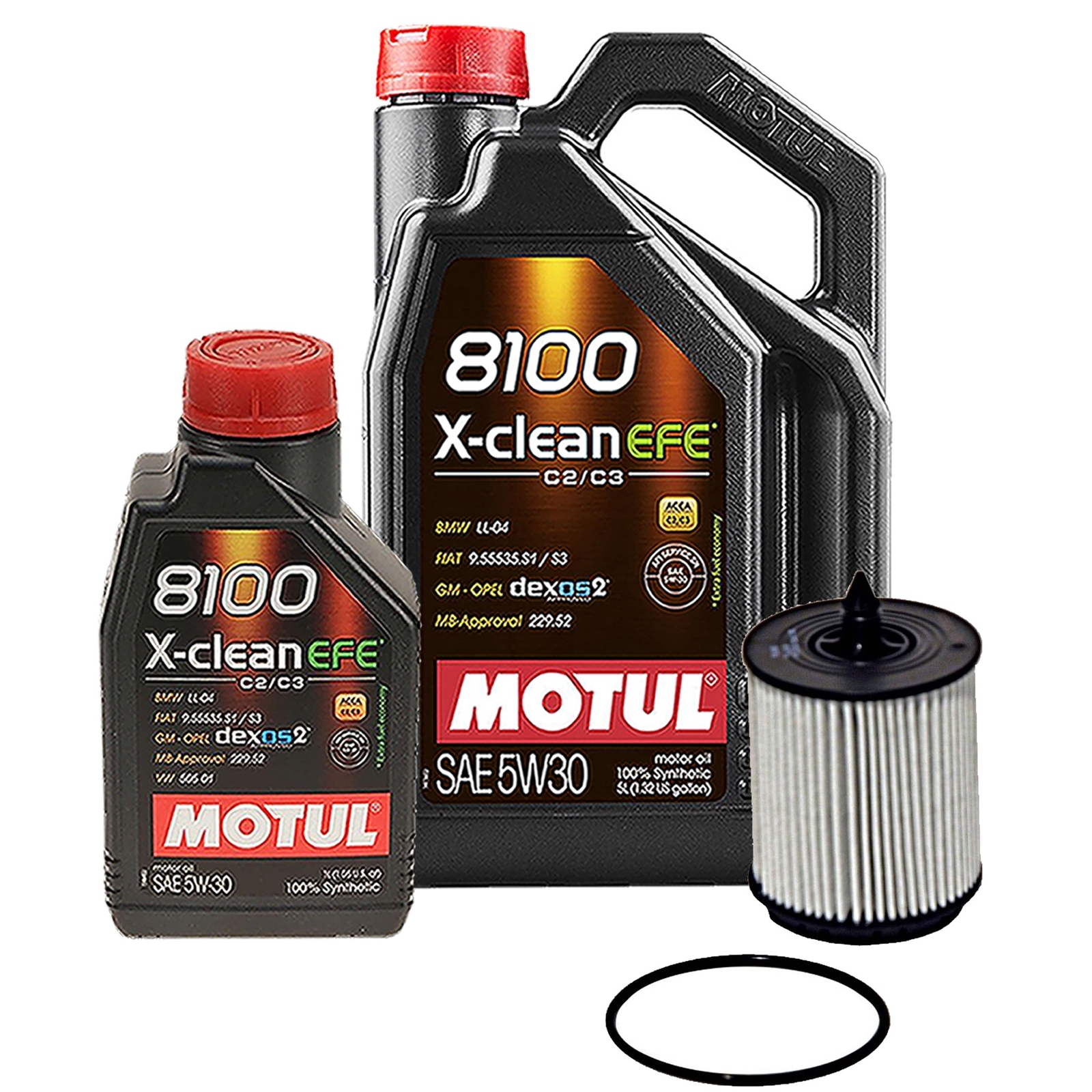 6L Motul 8100 X-CLEAN EFE 5W30 Wix XP Filter Oil Change Kit For GMC Chevy Buick
