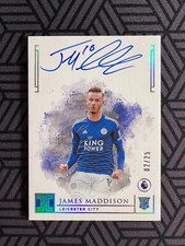 James Maddison 2019-20 Impeccable Premier League Rookie Auto On Card Silver 2/25