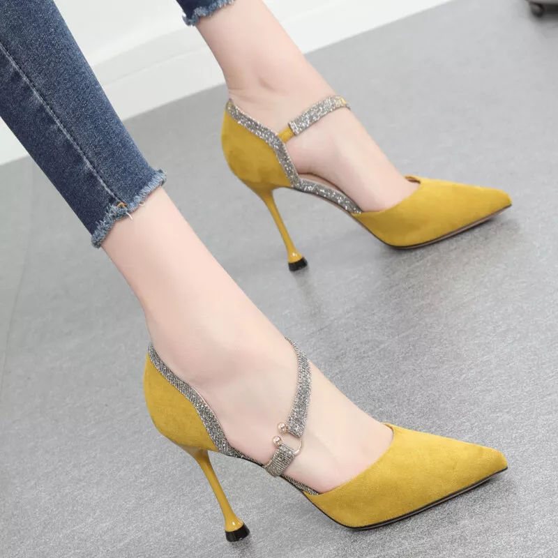 Single strap hotsell high heels