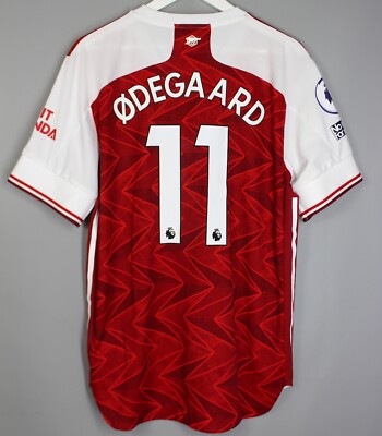 ARSENAL LONDON 2020 2021 HOME FOOTBALL SHIRT JERSEY ADIDAS 11