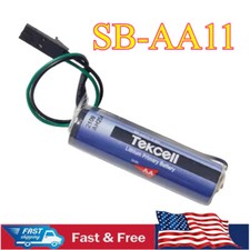 For Tekcell SB-AA11 3.6V 2400mAh AA Non Rechargeable Li-Battery with Black Plug