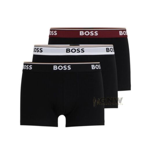 Paquete de 3 baúles/boxer HUGO BOSS HOMBRE POWER ALGODÓN ELÁSTICO MEDIANO Antes 42€ - Imagen 2 de 10