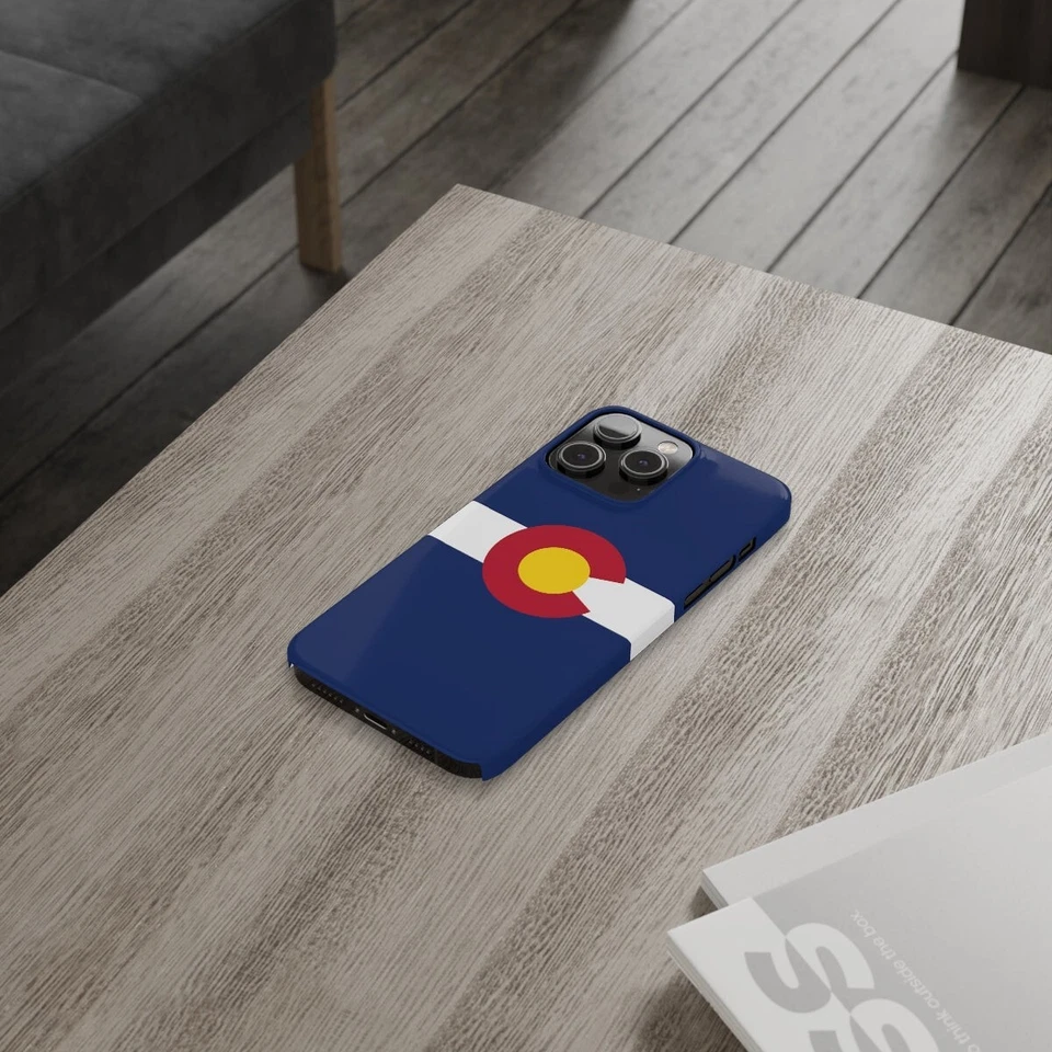 Funda de teléfono súper delgada con bandera del estado de Colorado Foto 2 de 4