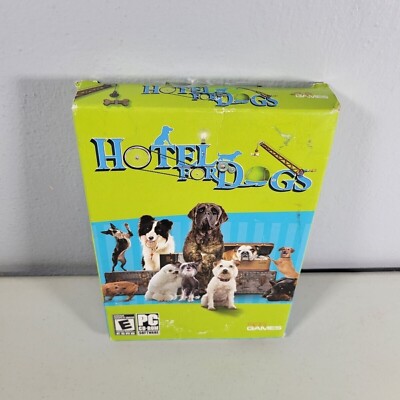 Hotel for Dogs PC Game 2009 CD-ROM 505 Games Rated E Family Adventure