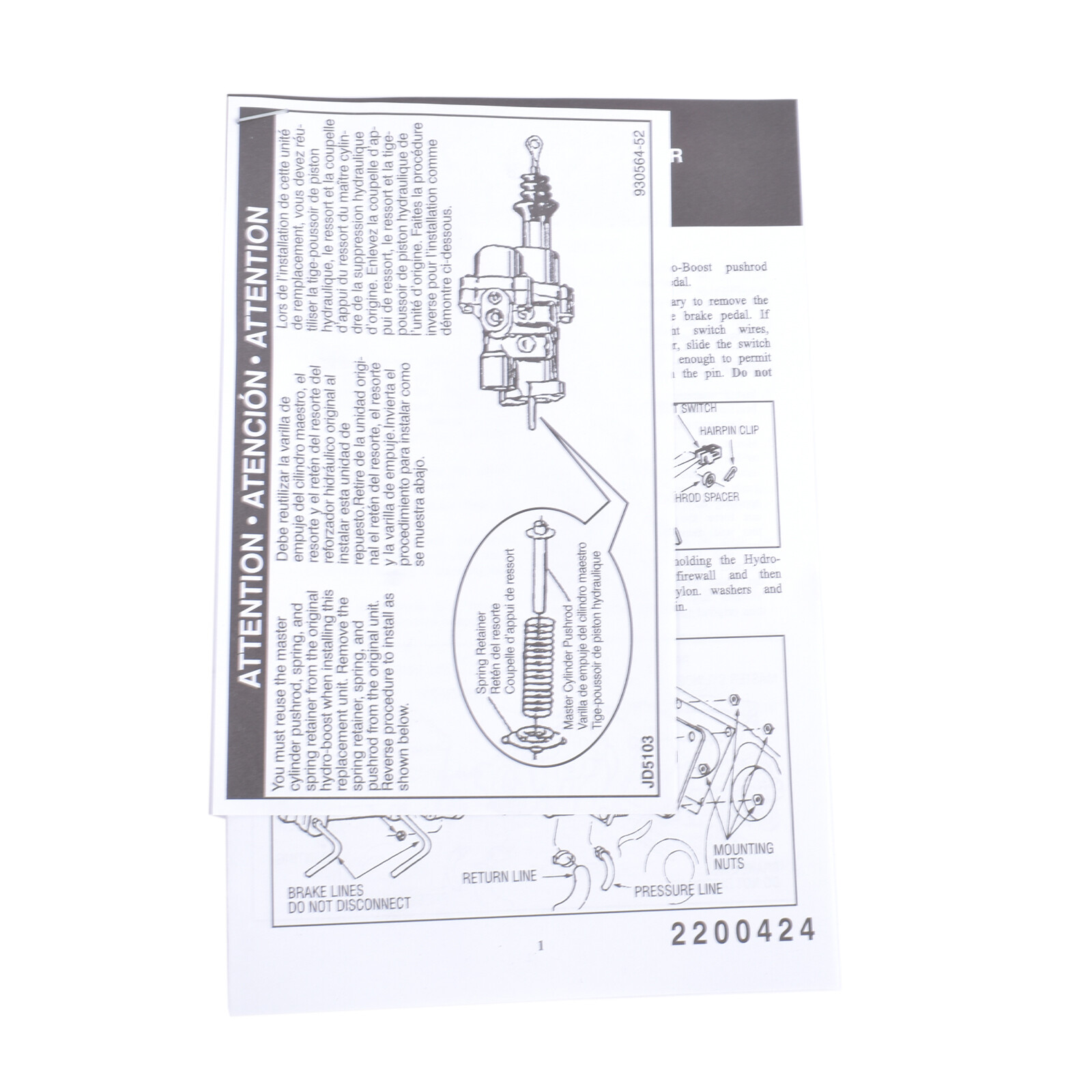 Hydraulic Power Brake Booster For 1996-2002 Chevy Astro GMC Safari ‎15005448