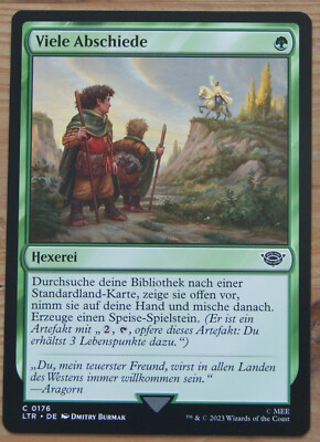 Magic The Gathering  Herr der Ringe  Viele Abschiede  176  DE