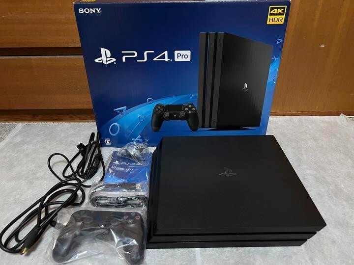 Sony PlayStation 4 PS4 Pro 1TB CUH-7100BB01 Game Console Box Fedex 