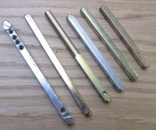 Replacement Steel spindle bar for old style rim locks lever mortice handle knob 