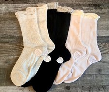 Girls 3-pack Quater Crew Socks, Summer Cotton Socks, Assorted Color Socks