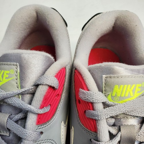 Nike Air Max 90 Essential Mens 11 M Shoes Sneaker Wolf Grey Rush Pink AJ1285 020 - Picture 8 of 16
