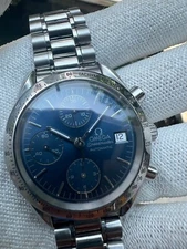 Omega speedmaster 25 Jewels 39mm cal 1155 blue dial ref 3511.8 running