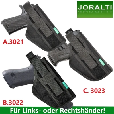 WALTHER Absolut Universales Nylon- Gürtelholster für mittlere/große Pistole JORALTI