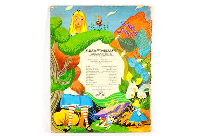 1951 Walt Disneys Alice In Wonderland 1st RELEASE Storybook 78