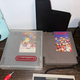 Nintendo NES Bundle Advantage Controller Zapp Gun Games Cables Original NES