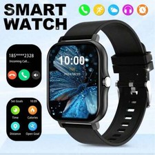 1.83" HD Touch Smart Watch with Wireless Call, Fitness Tracker for iOS  Android