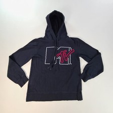 MTV Sweater Boys Small Black Hoodie Sweatshirt Pullover Kids