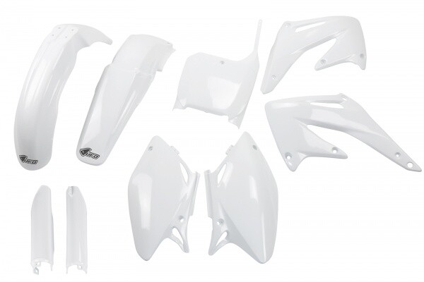 Set Plastics Motorradverkleidungen Honda Crf 450 R 2002 - 2003 Weiß Ufo Plast-image