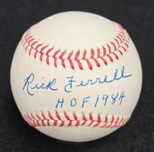 RICK FERRELL Signed Official MLB Baseball-HALL OF FAME-BOSTON RED SOX-PSA
