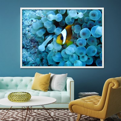 3D Unterwasser Fisch 53 Gerahmt Poster Daheim Dekor Drucken Malerei Kunst AJ DE