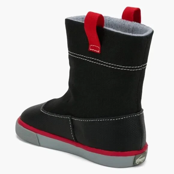 NUEVO See Kai Run Kids Ripley Resistente al Agua Media Pantorrilla Pull On Cálida Bota de Lluvia Foto 3 de 4