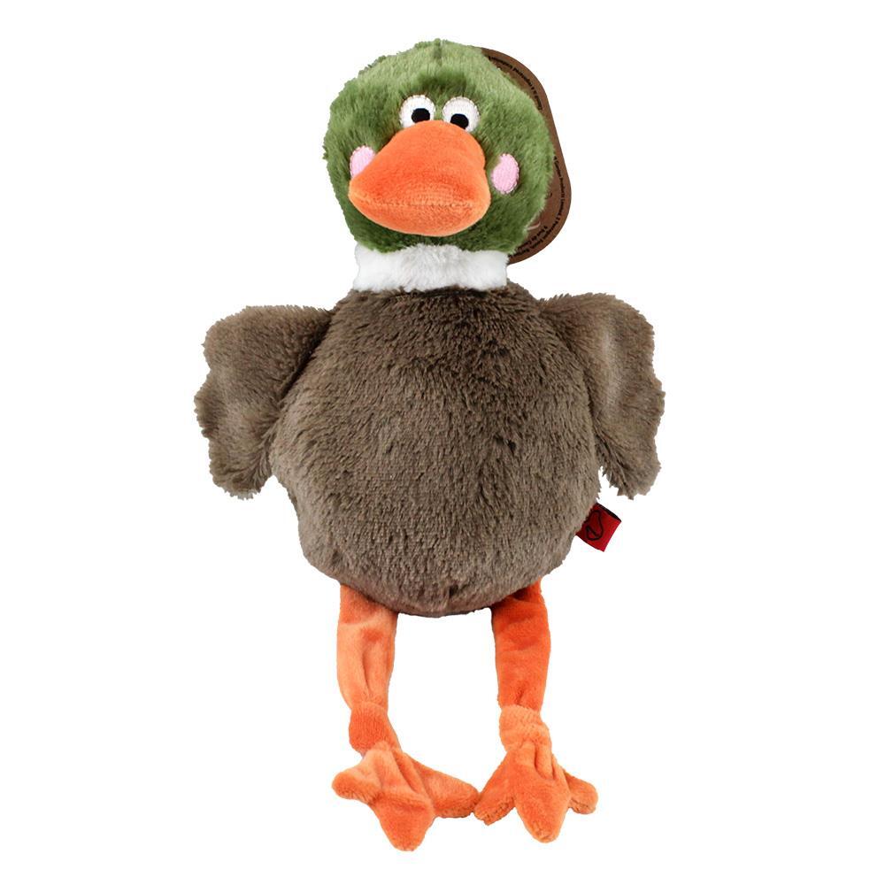 Fabric Poochie Drake Duck Dog Toy with Squeaker - Farm Animal Themed Gifts