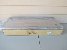 MixRBBQ 30" x 10" Stainless Steel Fire Pit Pan, Heavy-Duty Table Top Gas Propane