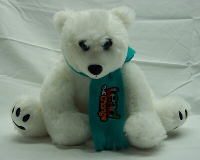 ABC Girl Scouts ''LEAD THE CHANGE'' POLAR BEAR 7'' Plush STUFFED ANIMAL Toy