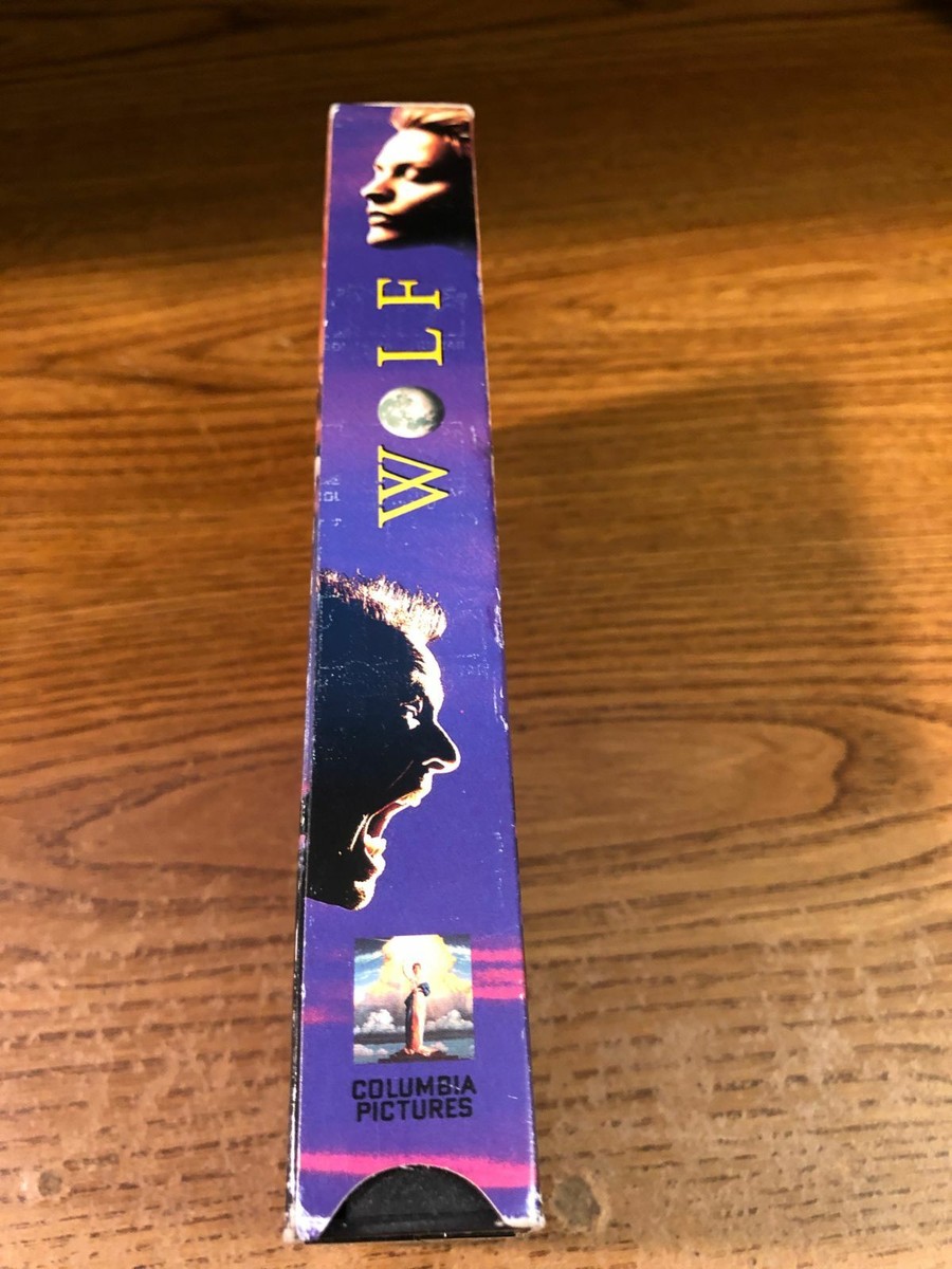 Wolf VHS VCR Video Tape Movie Jack Nicholson, Michelle Pfeiffer