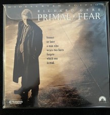 Primal Fear LaserDisc 2 Disc Set Richard Gere Like New in Vinyl Sleeve