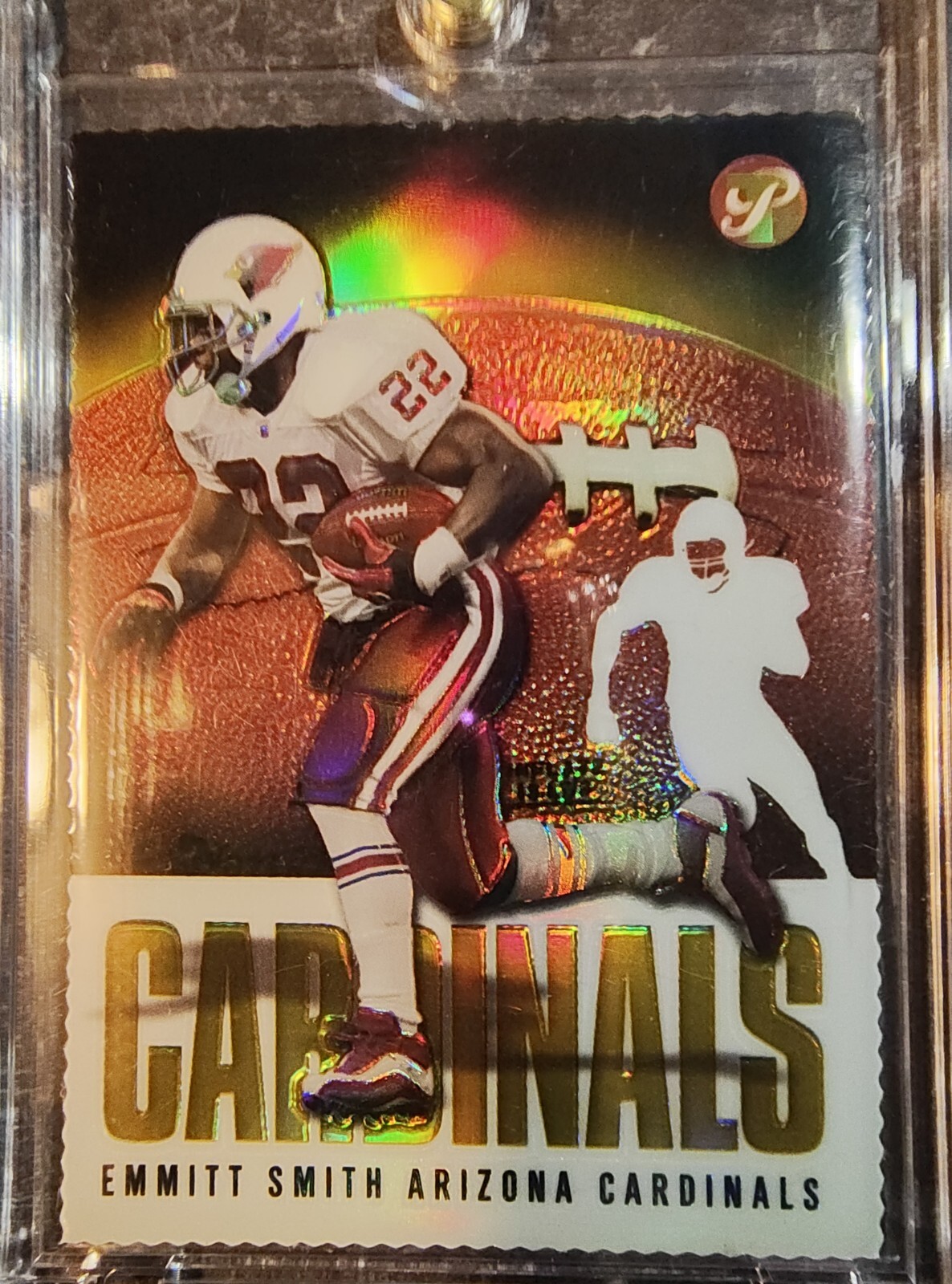 2003 Topps Pristine Gold Refractor Die-cut Emmitt Smith Serial Number #121/150