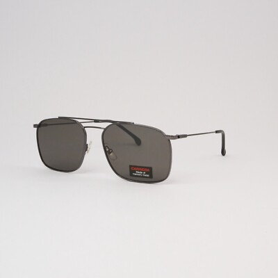 Carrera Sonnenbrille Herren Vintage Pilot Style Brille 186S Schwarz Memory Metal