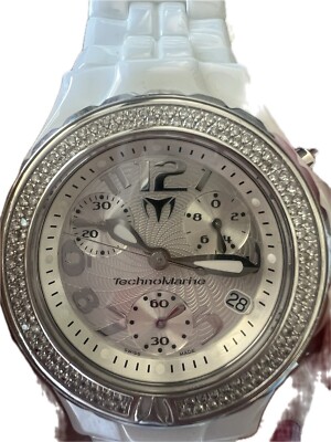 Technomarine - Ceramic - TECHNODIAMOND CHRONO CERAMIQUE - Vintage Damenuhr - Top