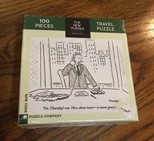 Office Humor- Jigsaw Travel Puzzle The New Yorker Cartoon How About Never 100