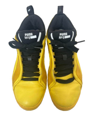 PUMA x Mcq Alexander Mcqueen Sneakers Shoes US 7 Yellow x Black Auth Men