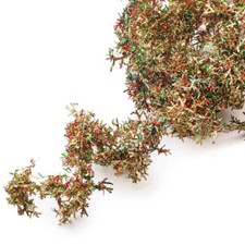 25 Feet of Sparkling Wired Tinsel Snowflake Winter Garland