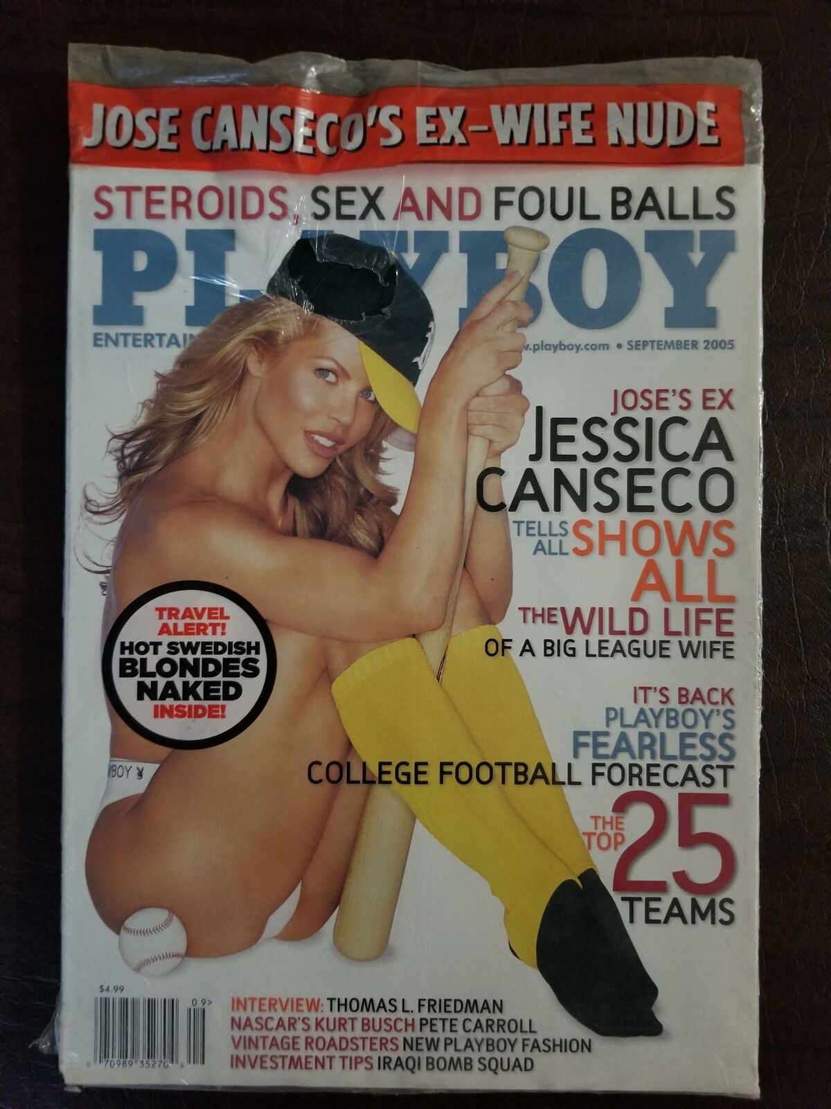 Playboy magazine September 2005 Vanessa Hoelsher Jessica Canseco SEALED NEW eBay picture