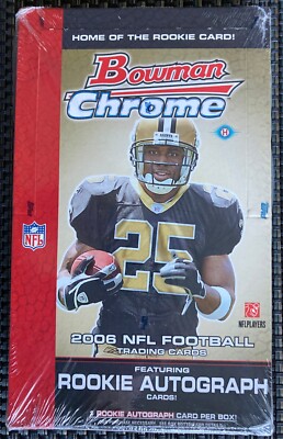 2006 Bowman Chrome Football Hobby Box - USPS Priority Shipping