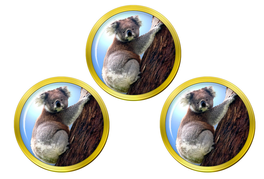 Koala Bear Golf Ball Markers