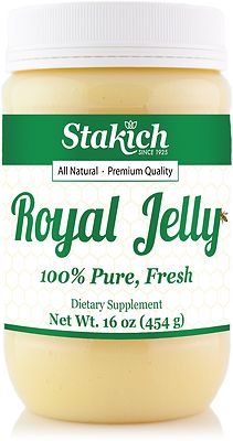 2 JARS OF 1 lb (32 oz) 100% PURE FRESH ROYAL JELLY NATURAL RAW BEE HIGH POTENCY 