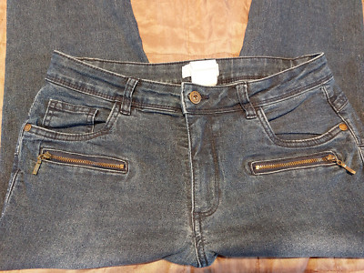 Heine Jeans Gr 40 blau sehr guter Zustand Reissverschlüsse 